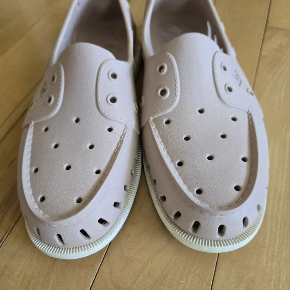 Women's Size 11 Sperry Top Sider Purple Float Slip On Boat Shoes Crocs - Picture 3 of 6